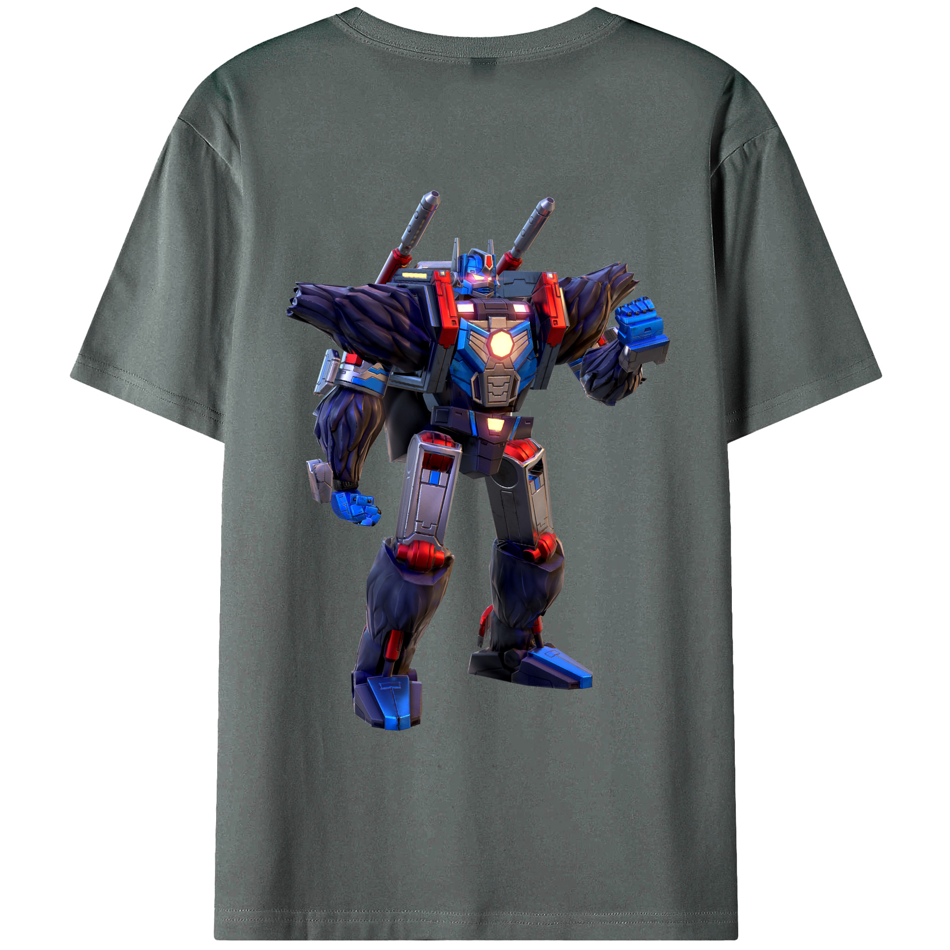（画像用）  綿100％ メンズ半袖Tシャツ（バックプリント） 通気性